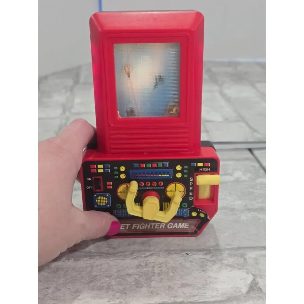Vintage Soma Handheld Arcade Games Jet Fighter‎ Game 1990 VIDEO